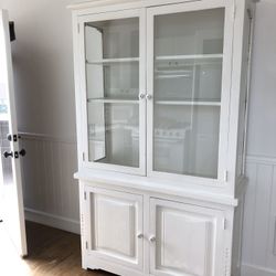 Antique Farmhouse Cabinet Hutch