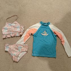 3 Pc Bathing Suit Size 10