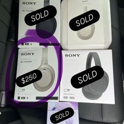 SONY WH-1000XM4 HEADPHONES 