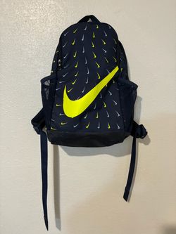 Nike Brasilia Kids Backpack Blue with swoosh