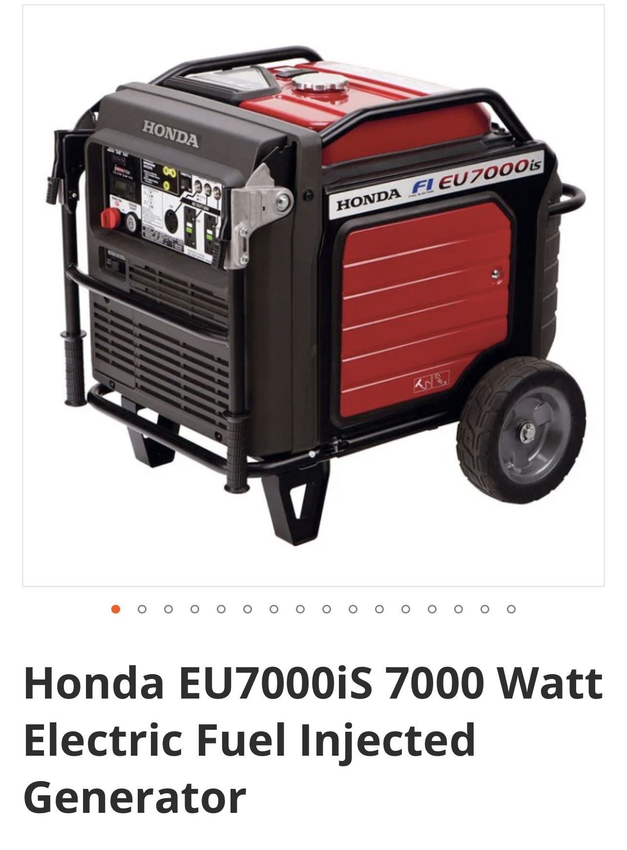 Power plant Honda EU7000is 7000 WATT eléctric ingected generator 2020 for Sale in Miami, FL - OfferUp