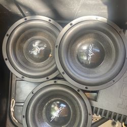 3 Scar Audio 8 Inch Speakers