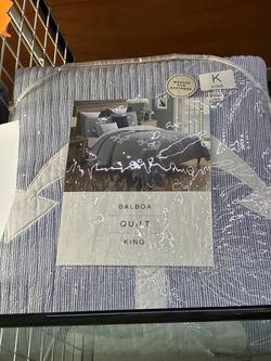Balboa king quilt