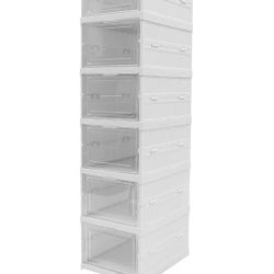Foldable Shoe Storage Boxes 6 Tier