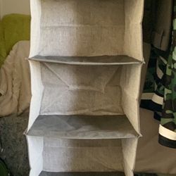 HANGING SHOE ORGANIZER, GREY (SALE)