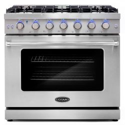 new Open box 36" Professional Style Gas Range