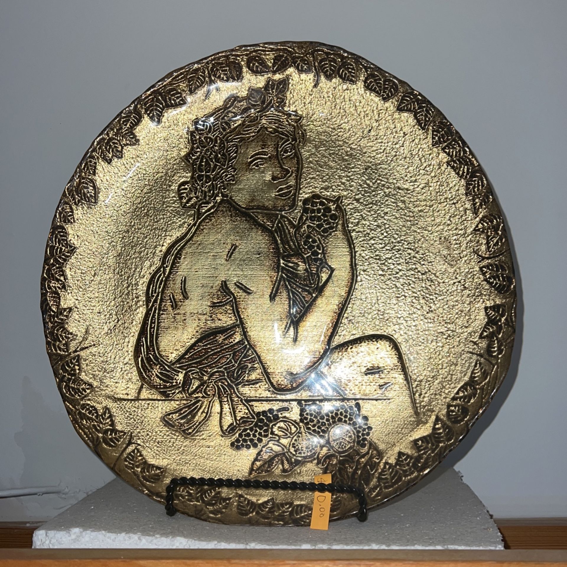 Decorative Glass Plate