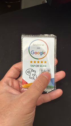 Google Review Card for Business