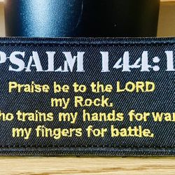 Great Gift For Christians Psalm 144:1 Patch