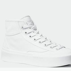 MICHAEL KORS NIB Jude high-top canvas sneaker  Retail $159