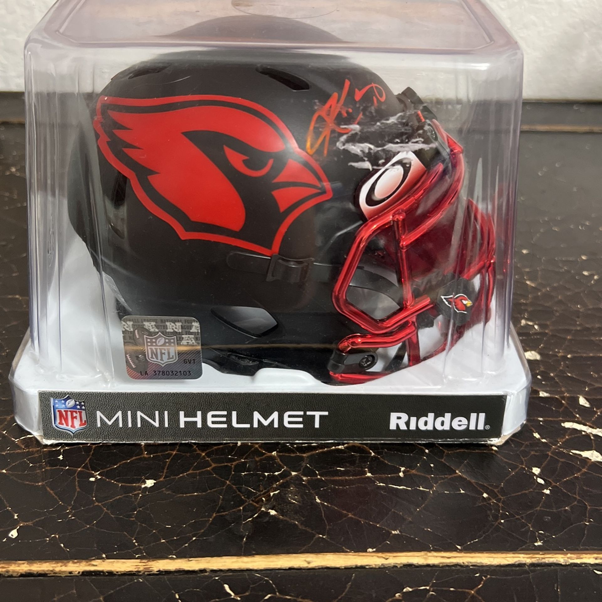 Kyler Murray Custom Signed Mini Helmet With Visor