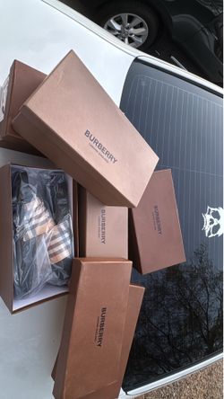 Burberry slides