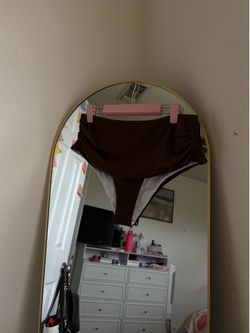 brown shein bikini bottoms