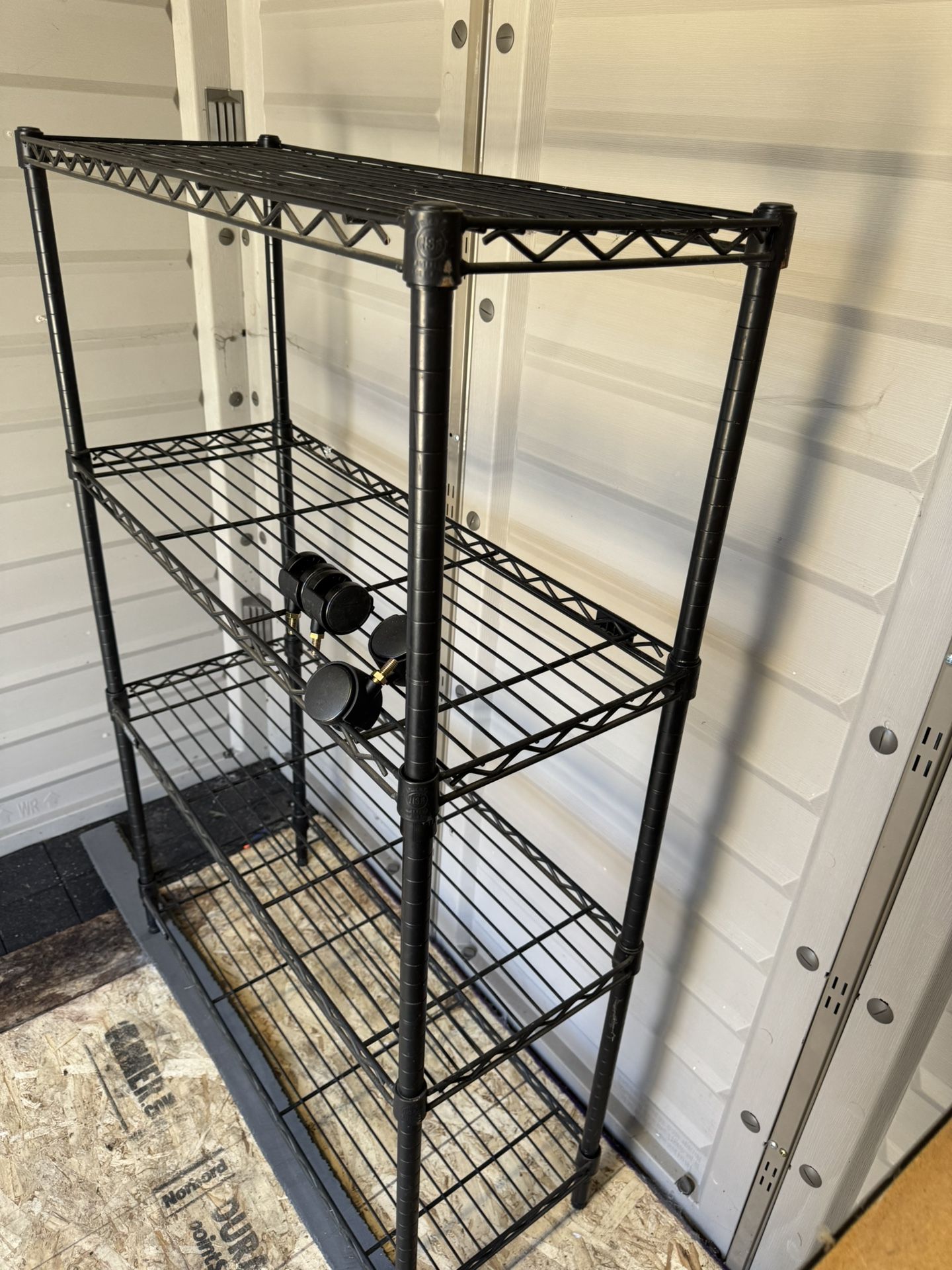 Storage Shelves 1 Is 2 X 5 Tall And The Other Is 3x 2 Foot Tall