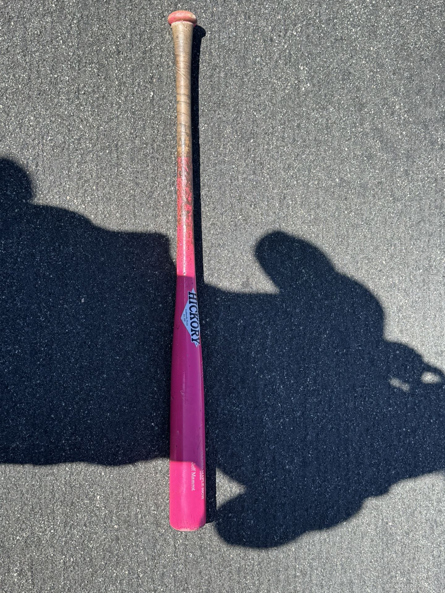 Pink Old Hickory Wooden Bat 33.5