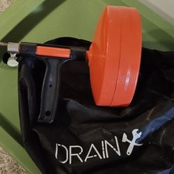 drill-powered drain auger