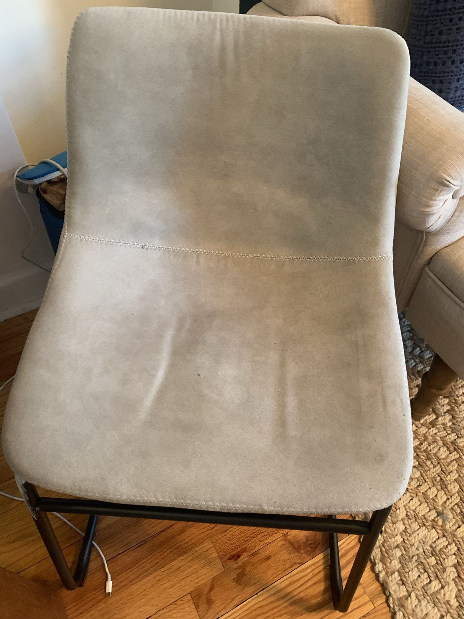Two Modern Light Gray Chairs for Sale in Roseland, NJ OfferUp