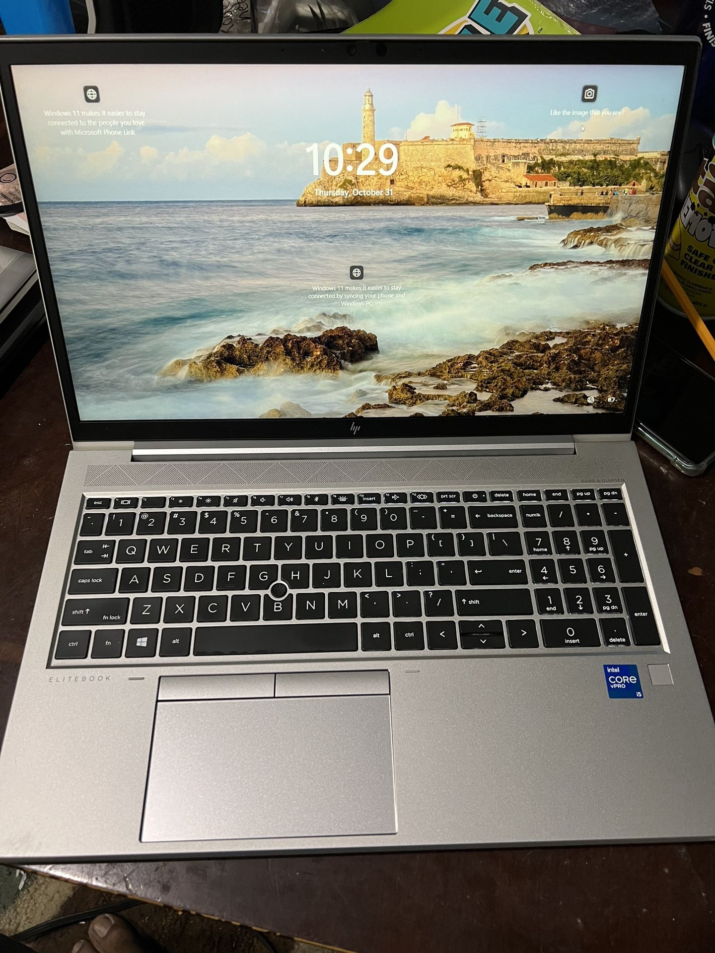 HP EliteBook 850 G8 15.6"  11th Gen Core i5, 32GB RAM, 512GB SSD Windows 11 Pro. In very good condition. Comes with Charger. 