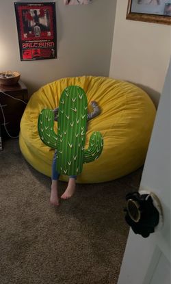 Giant Yellow Beanbag