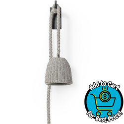 Palecek Asilomar Outdoor Wall Pendant Gray