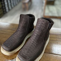 Brown Python Original Ankle Boot
