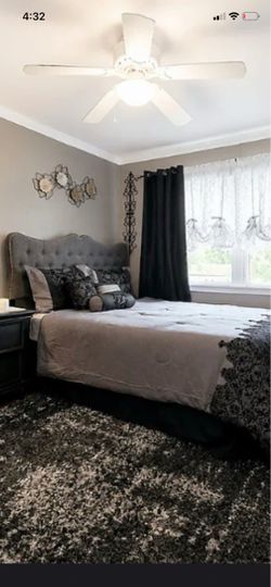 Memory foam queen size reclining bed with frame and head board comes with remote