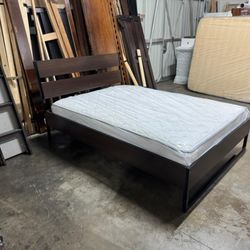 Queen Bed And Mattress 