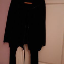 Brand New Black Heavy Weight Very Soft Outfit - Jacket and Pants - Size XL