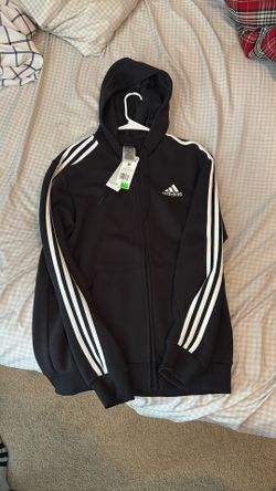 BRAND NEW Men’s Adidas Size M 3-Stripes Full-Zip Hoodie *ORIGINALLY BOUGHT FOR $60*