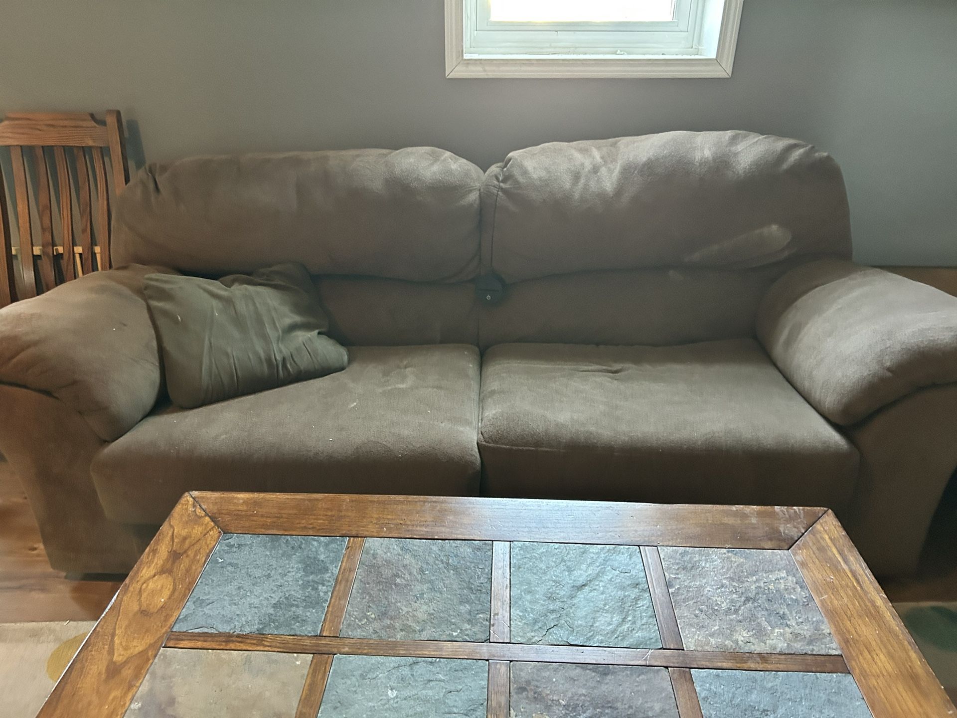 Love Seat Couch And Table