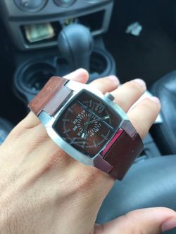 Diesel leather watch