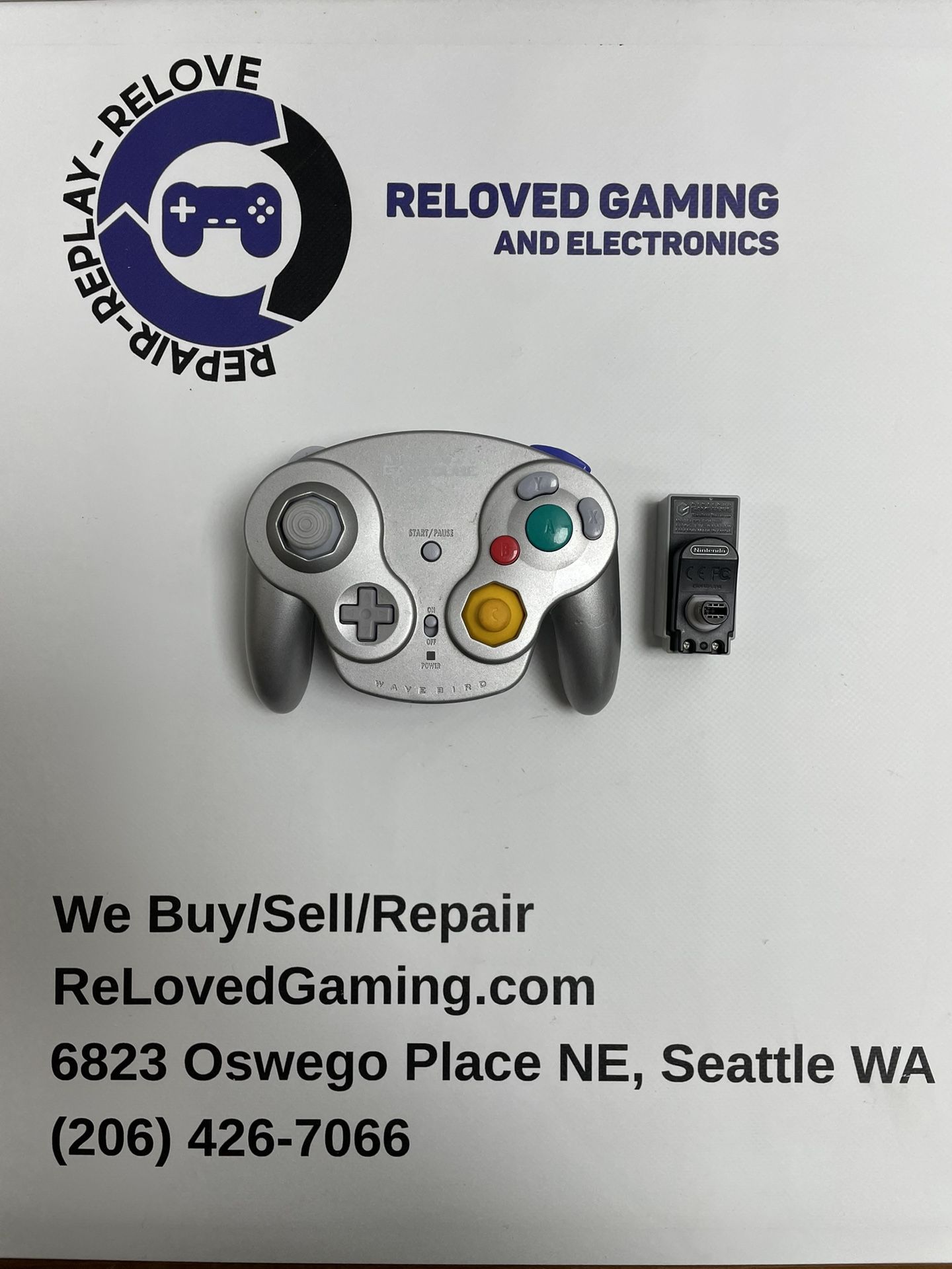 Wavebird GameCube Controller - In Excellent Condition - Tested No Issue - For Sale Or Trade