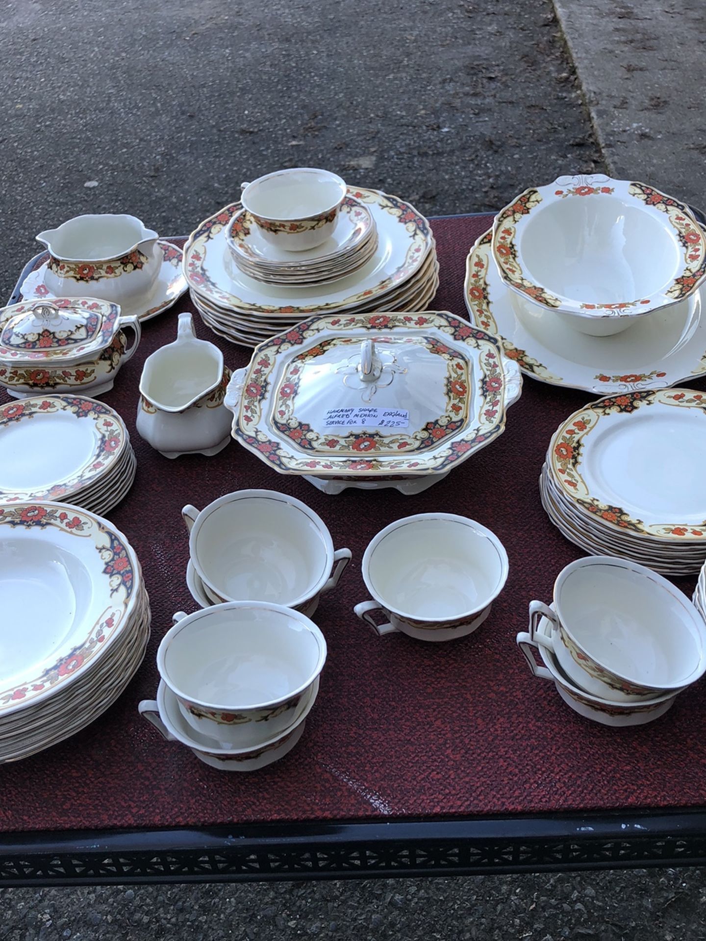 Dinner Set Harmony Shape Alfred Meakin
