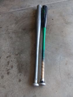 Two Aluminum Baseball Bats