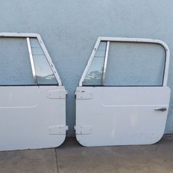 Jeep C7/8 Or YJ Original Full Steel Roll Up Doors 