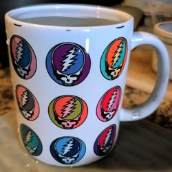 NEW Grateful Dead SYF Black Beauty (heat activated) Color Changing 12 oz Ceramic Mug
