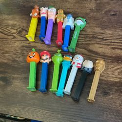 13 PEZ Dispensers 