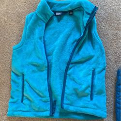 Lands End Fleece Vest, Worn Once 