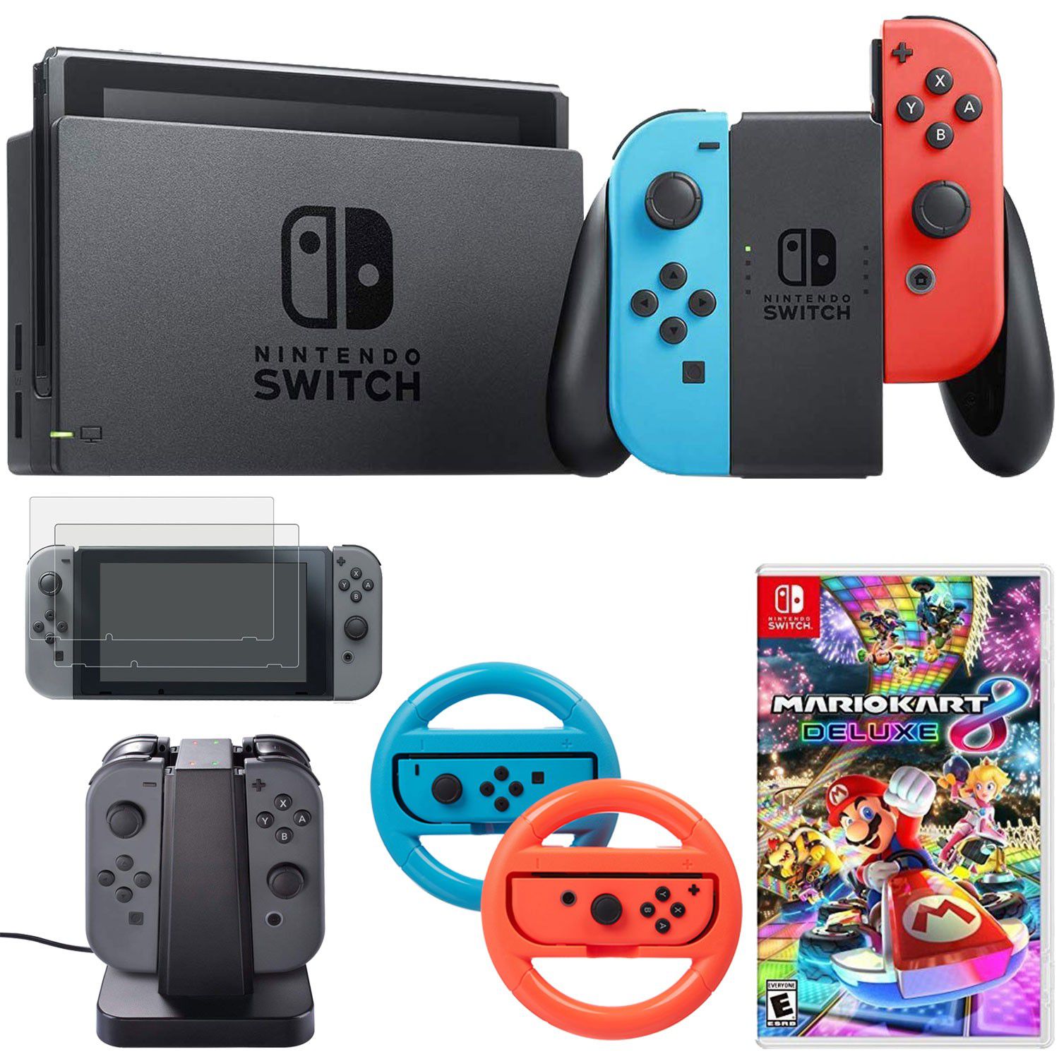 Nintendo Switch With Mario Kart + Accessories $70 OFF Retail