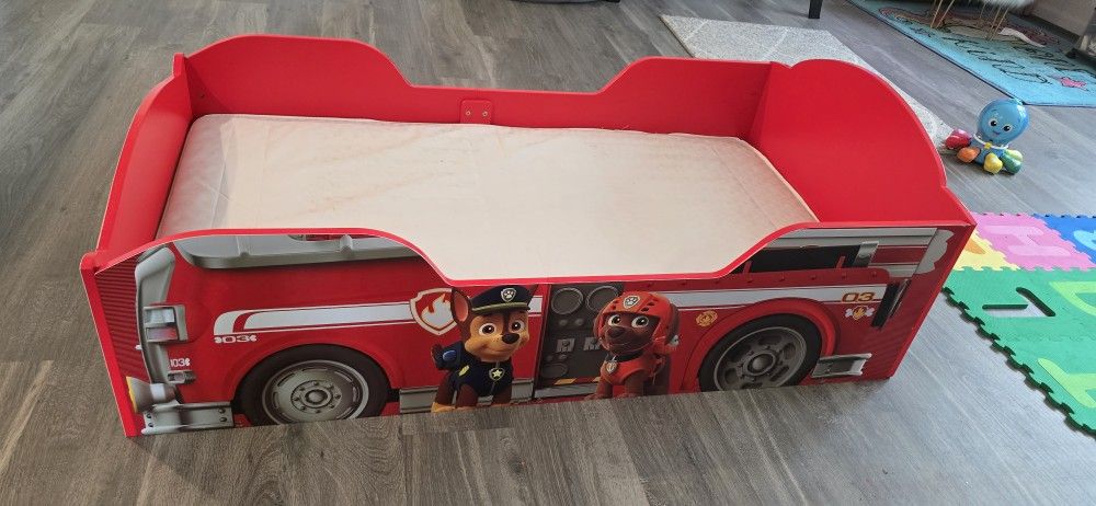 Paw Patrol Toddler Bed And Desk