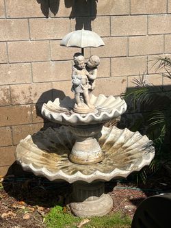 water fountain  garden  water fountain
