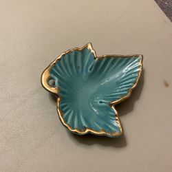Vintage Leaf Shaped Dish