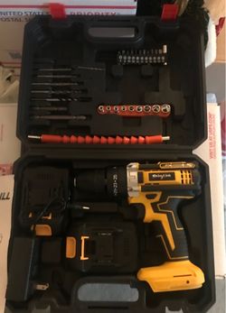 30 pieces home multi purpose cordless drill tool set - rechargeable drill