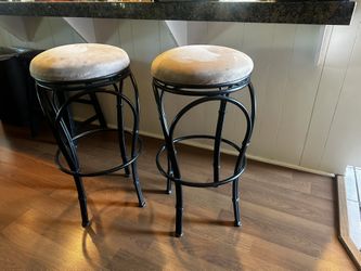 Two Bar Stools • Ready For A New Home