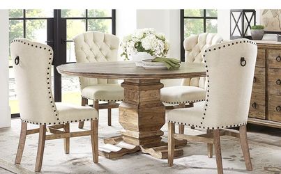 Dining Room Table With one banch and 4 Chairs.