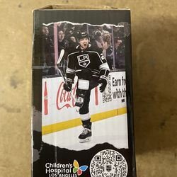Kevin Fiala Los Angeles Kings Mini Bobblehead, which is a collectible figurine manufactured for the 2023-24 season.        Player: Kevin Fiala (number