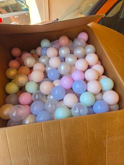 200+ Multi colored ball pit balls.