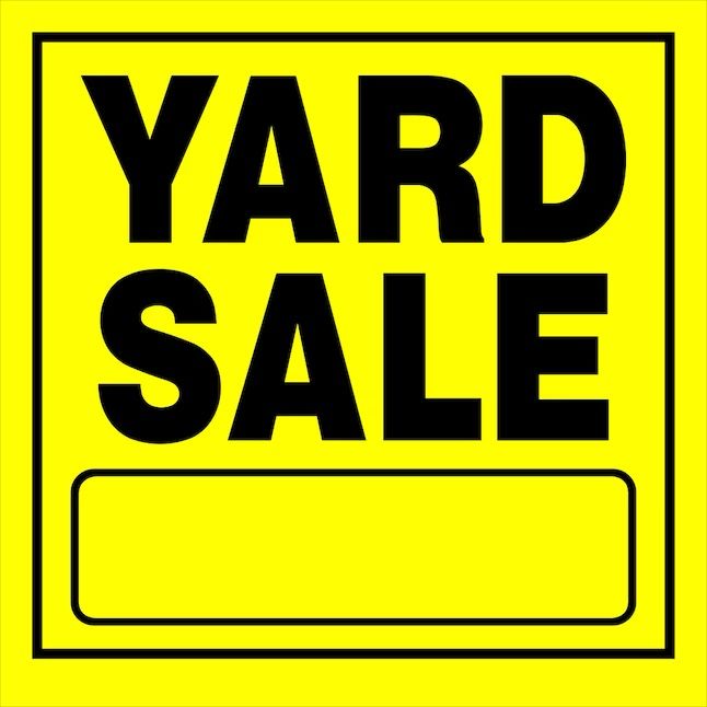 Yard Sale 18 Y 19 SEP
