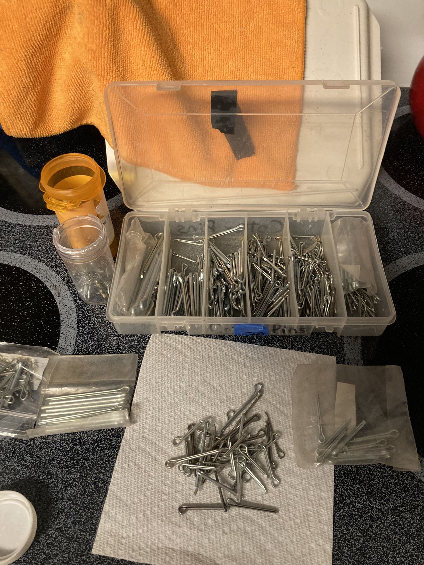 Entire 1/2 Box Variety Cotter Pins American Made