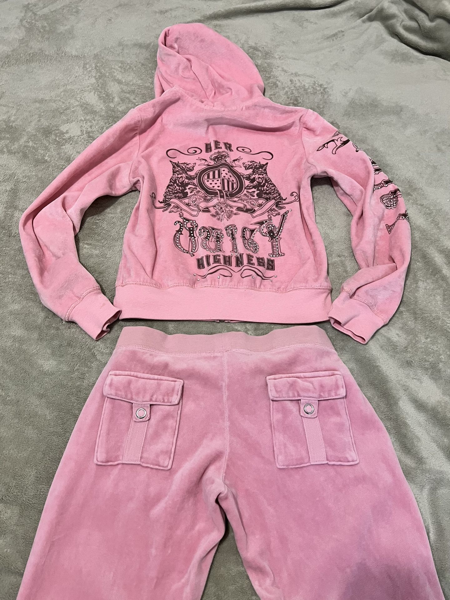 Baby Pink Juicy Couture Tracksuit